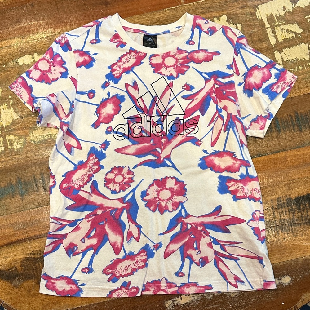 Adidas Women’s Floral Tee M